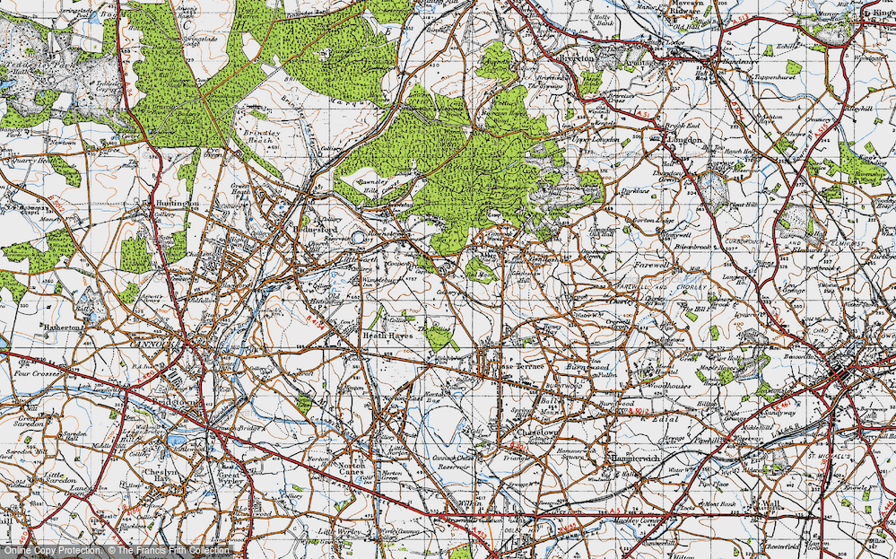 Old Map of Prospect Village, 1946 in 1946