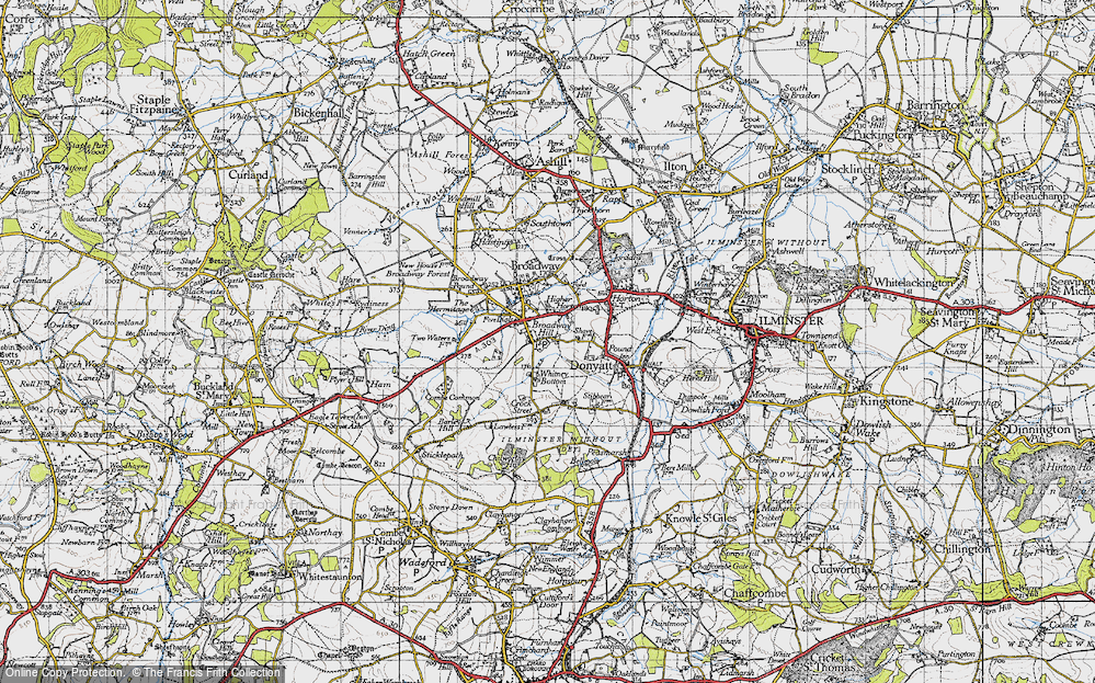 Old Map of Puddlebridge, 1945 in 1945
