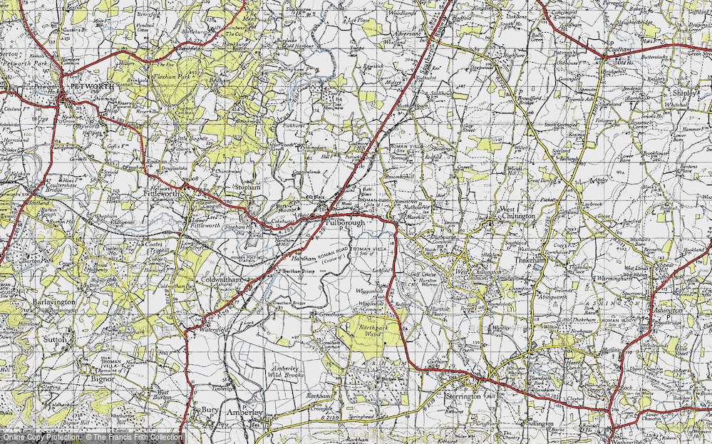 Old Map of Pulborough, 1940 in 1940