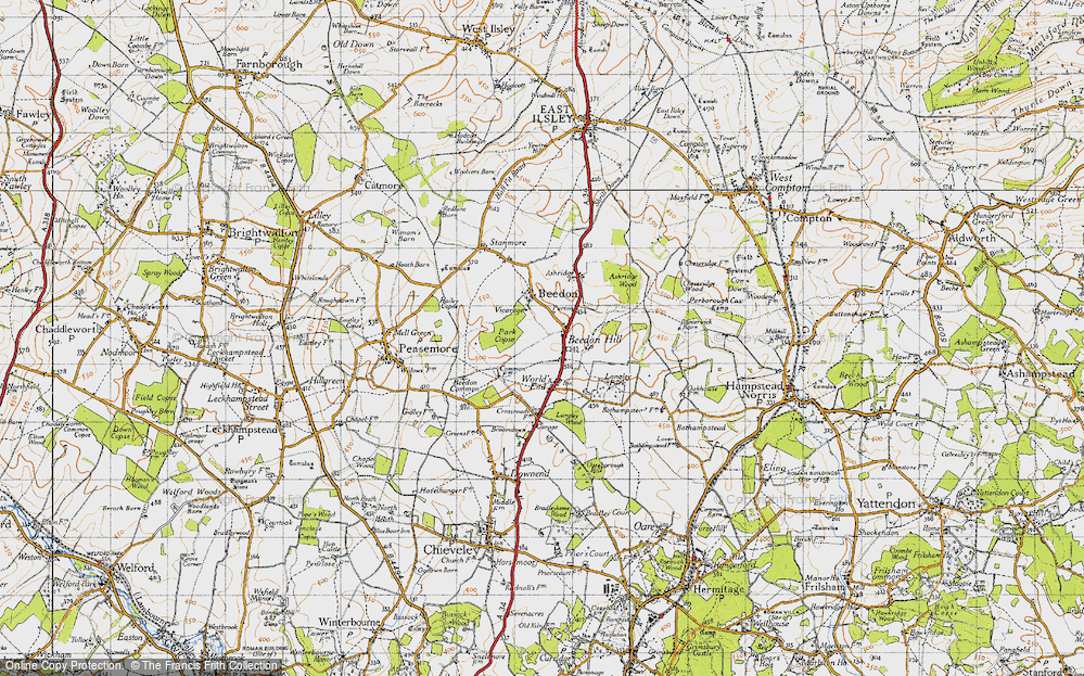 Old Map of Purton, 1947 in 1947