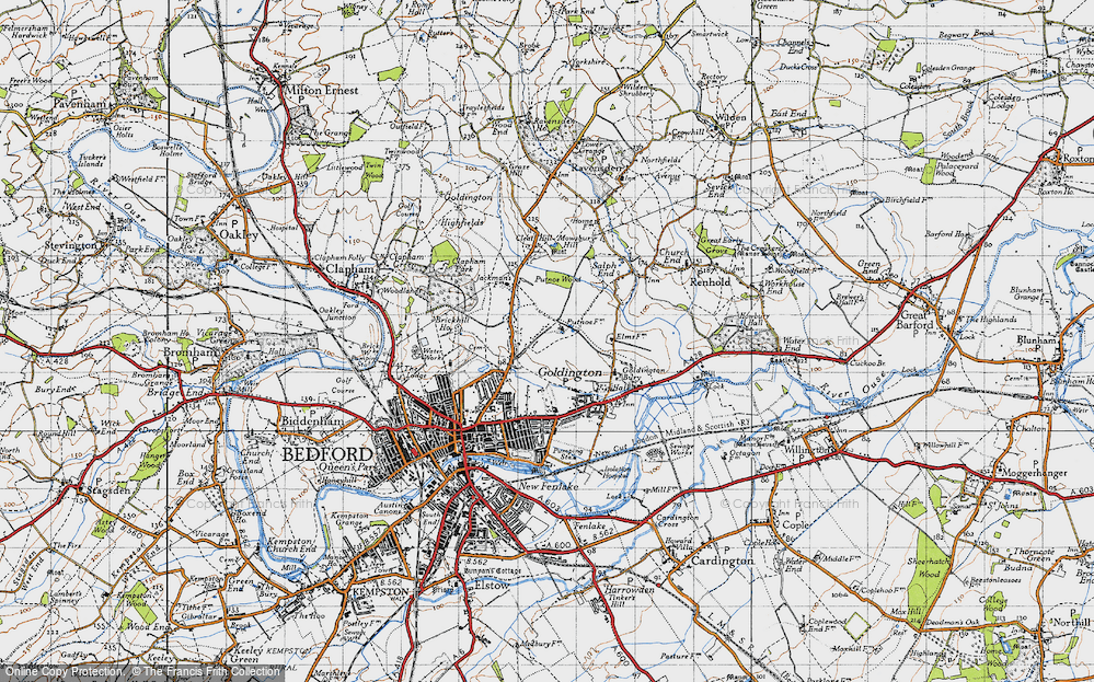 Old Map of Putnoe, 1946 in 1946