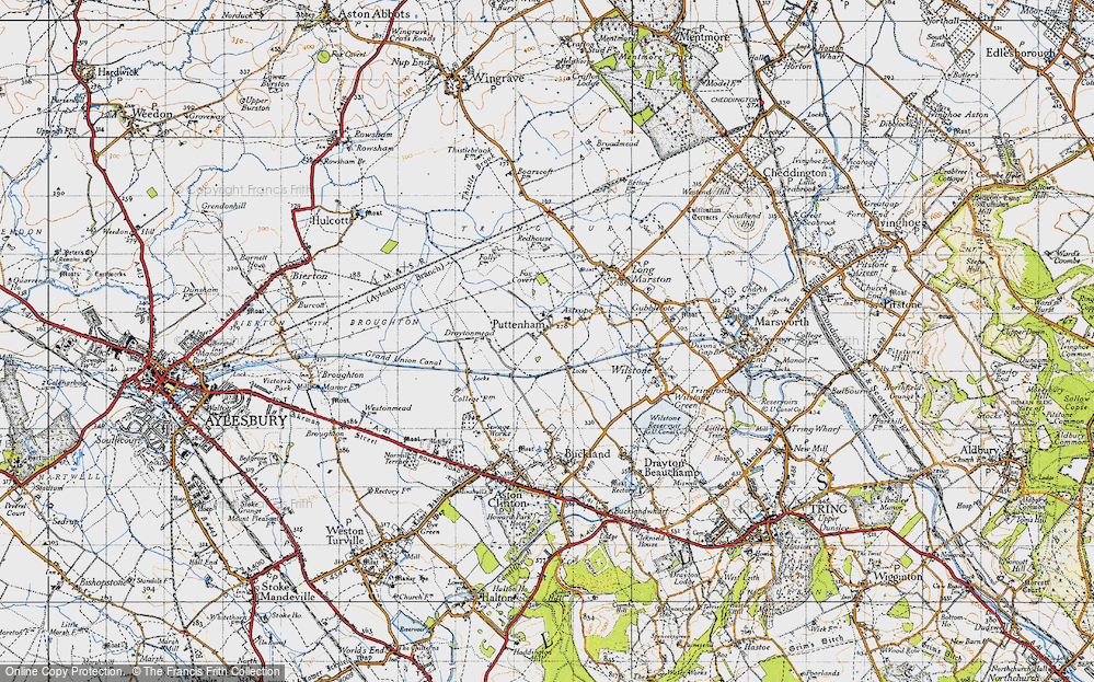 Old Map of Puttenham, 1946 in 1946
