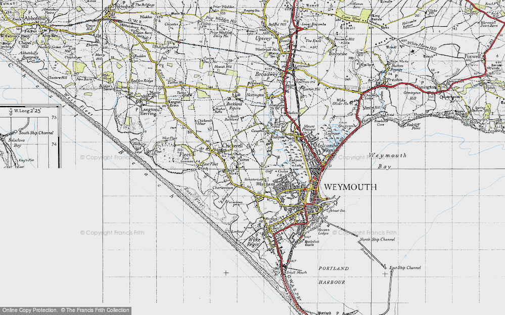 Old Map of Putton, 1946 in 1946