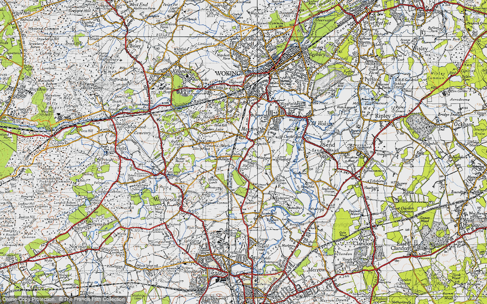 Old Map of Pyle Hill, 1940 in 1940