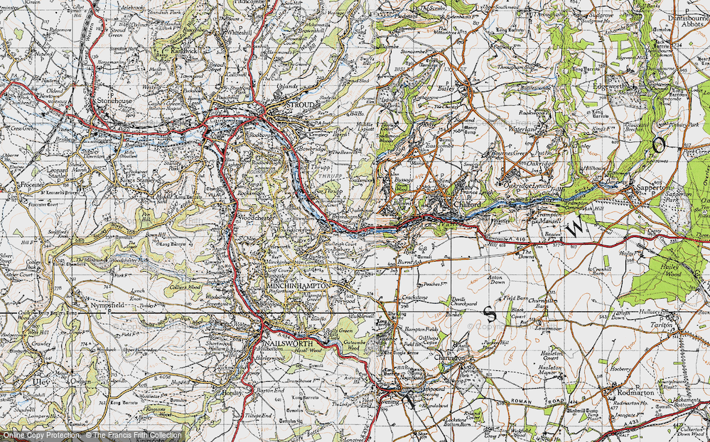 Old Map of Quarhouse, 1946 in 1946