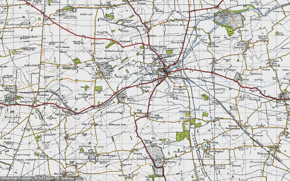 Old Map of Quarrington, 1946 in 1946