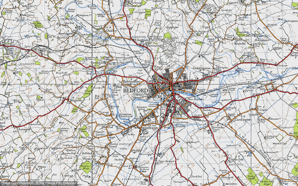 Old Map of Queen's Park, 1946 in 1946