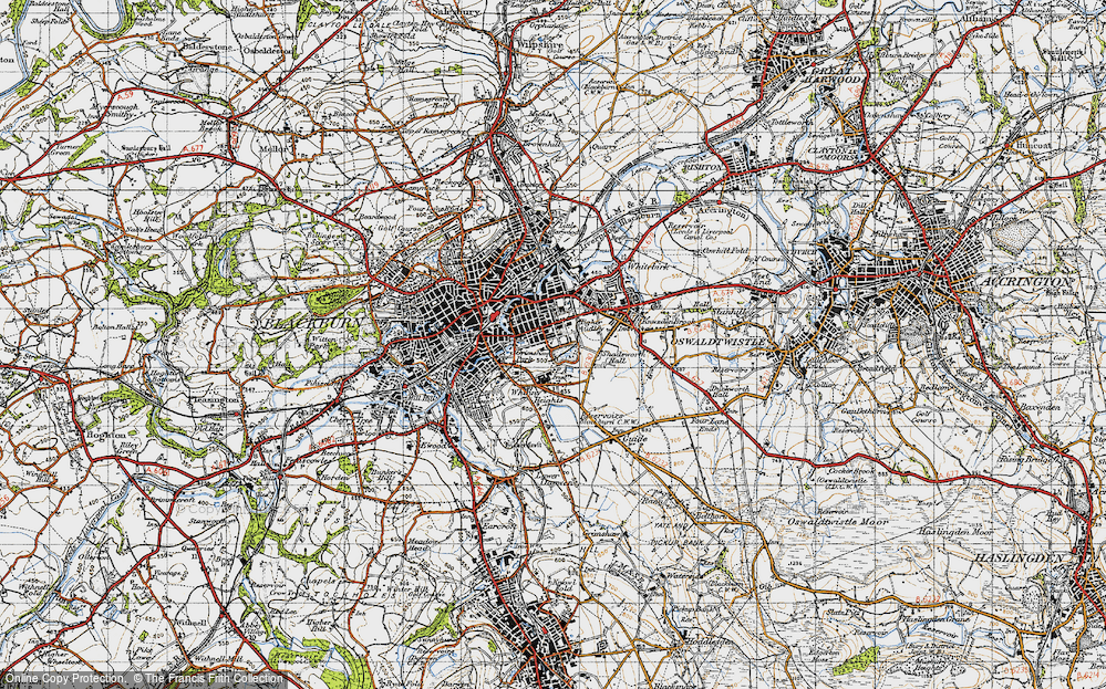 Old Map of Queen's Park, 1947 in 1947