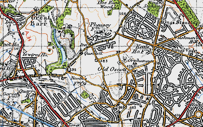 Old map of Queslett in 1946