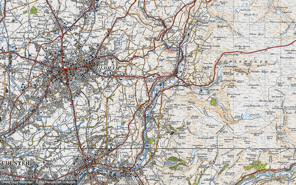 Old Map of Quick, 1947 in 1947