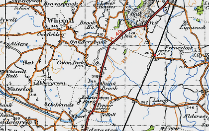 Old map of Quina Brook in 1947
