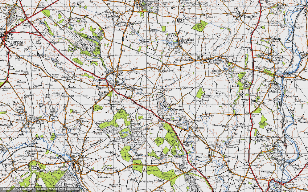 Old Map of Radford, 1946 in 1946