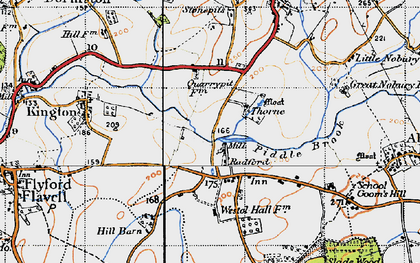 Old map of Radford in 1947
