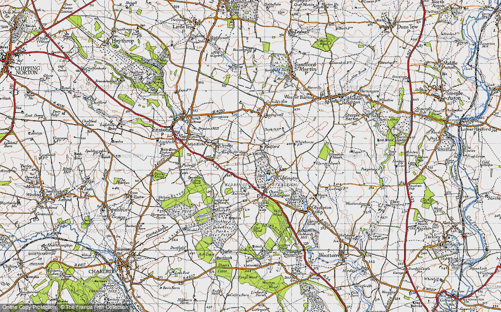 Old Map of Radfordbridge, 1946 in 1946