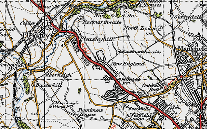 Old map of Radmanthwaite in 1947
