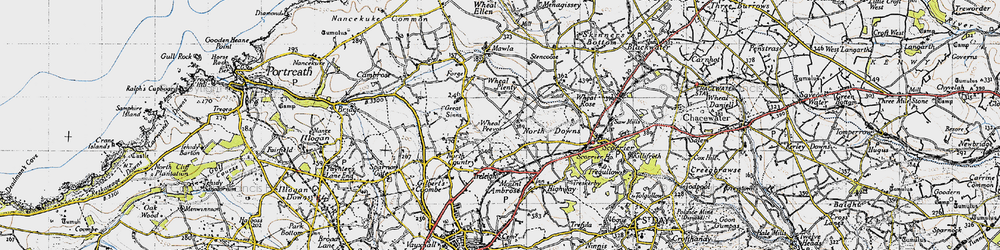 Old map of Radnor in 1946