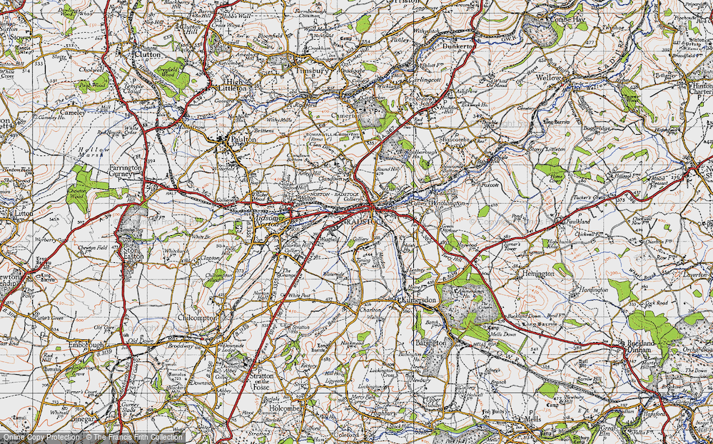 Old Map of Radstock, 1946 in 1946