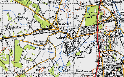 Old map of Rafborough in 1940