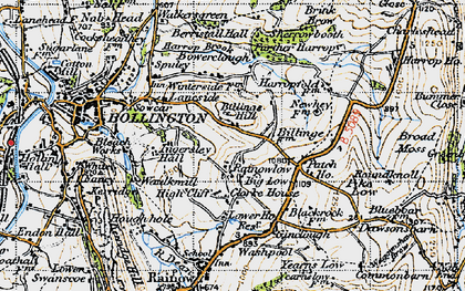 Old map of Big Low in 1947