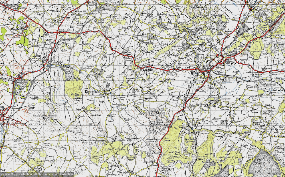 Old Map of Ramsdean, 1945 in 1945