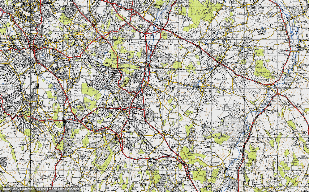 Old Map of Ramsden, 1946 in 1946