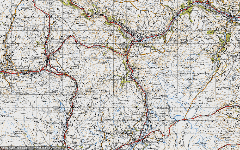Old Map of Ramsden Wood, 1947 in 1947