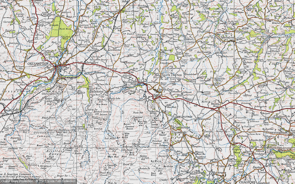 Old Map of Ramsley, 1946 in 1946
