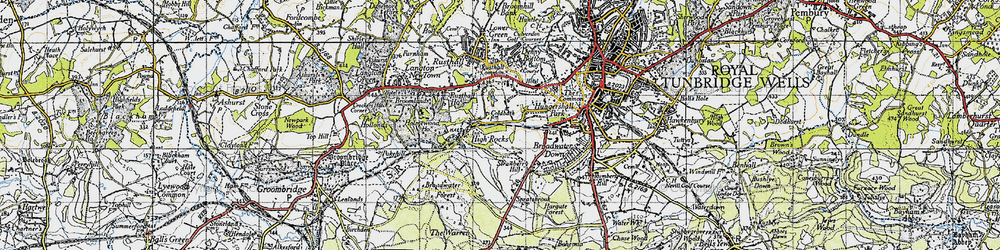Old map of Ramslye in 1946