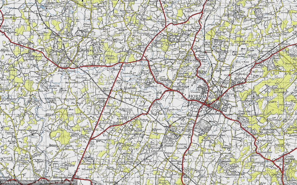 Old Map of Rapkyns, 1940 in 1940
