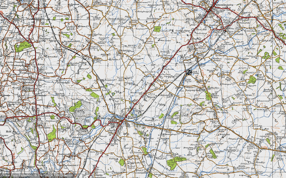 Old Map of Rashwood, 1947 in 1947