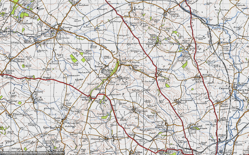 Old Map of Ratley, 1946 in 1946