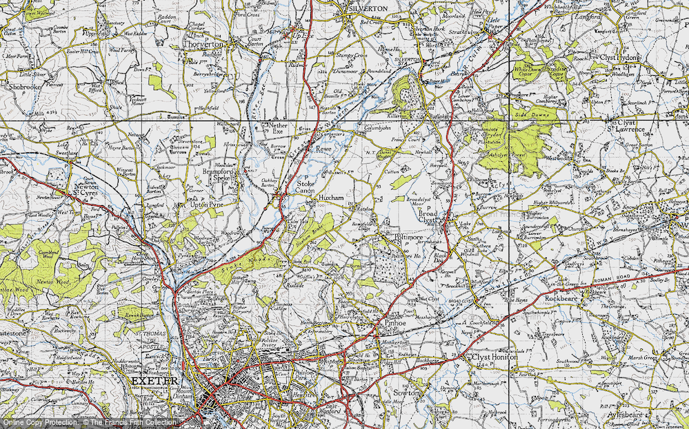 Old Map of Ratsloe, 1946 in 1946