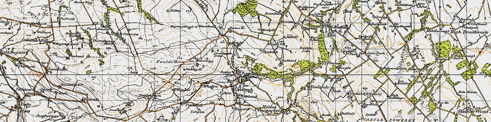 Old map of Ratten Row in 1947