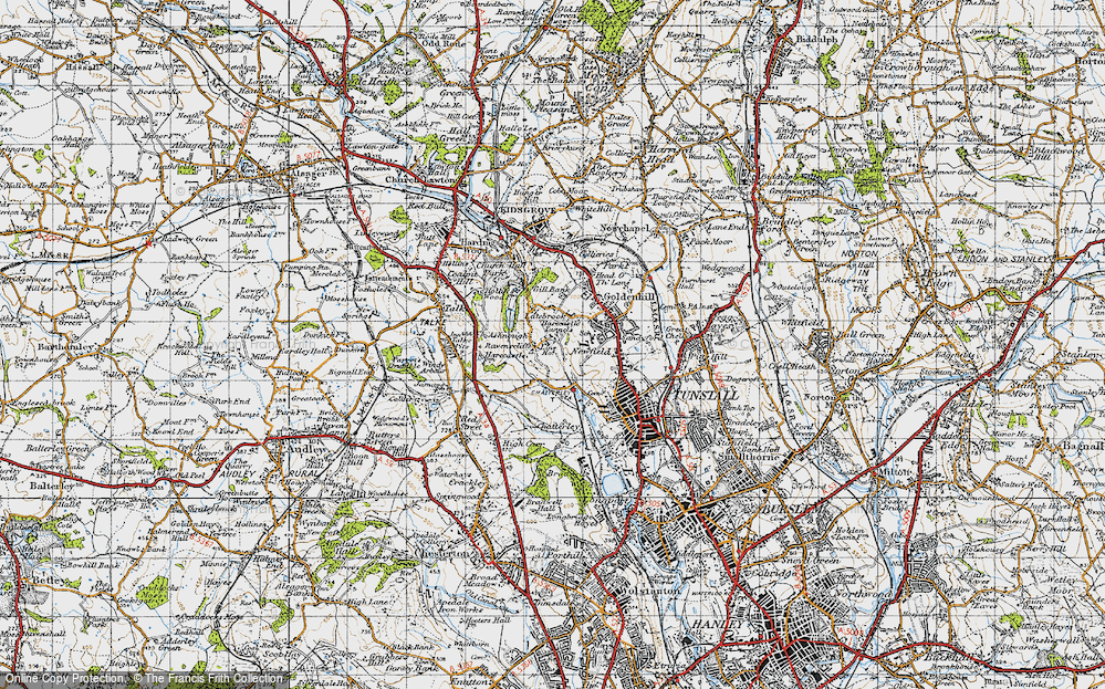 Old Map of Ravenscliffe, 1946 in 1946