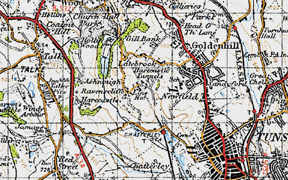 Old map of Ravenscliffe in 1946