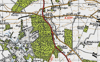 Old map of Abbey Wood in 1947