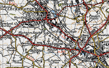 Old map of Rawfolds in 1947