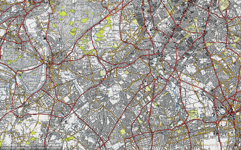 Raynes Park, 1945