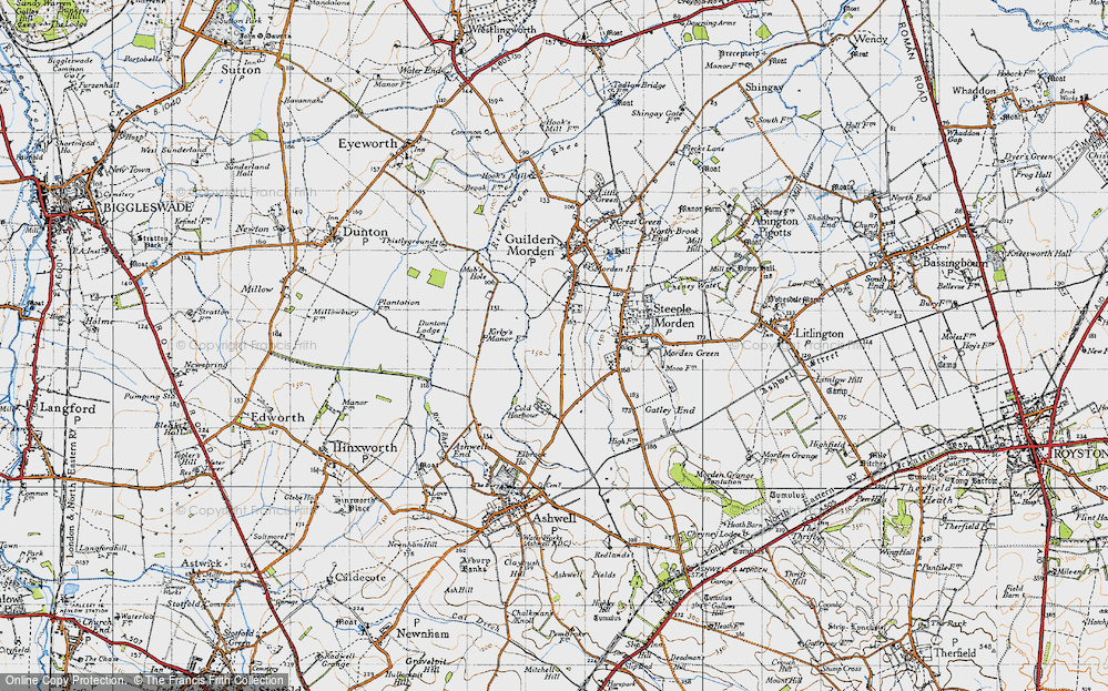 Old Map of Red Barn, 1946 in 1946