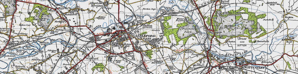 Old map of Red Hill in 1947