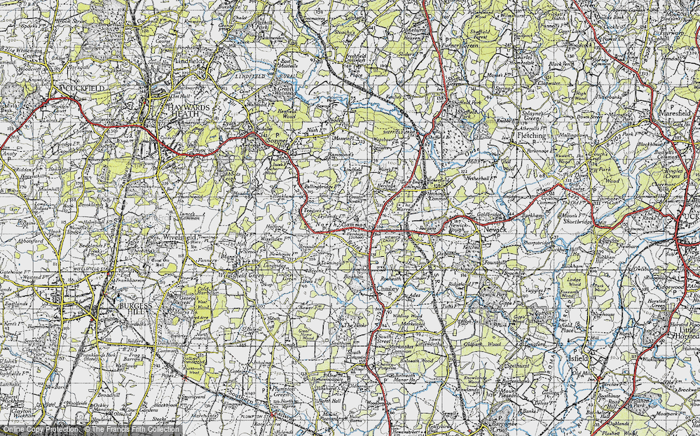 Old Map of Red House Common, 1940 in 1940