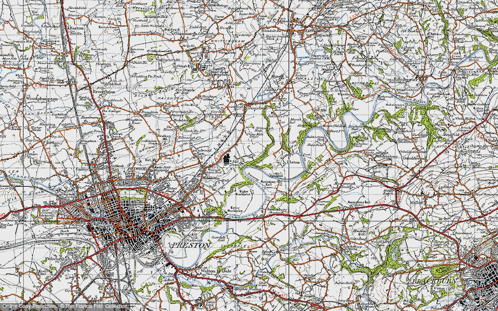 Old Maps of Higher Brockholes, Lancashire - Francis Frith