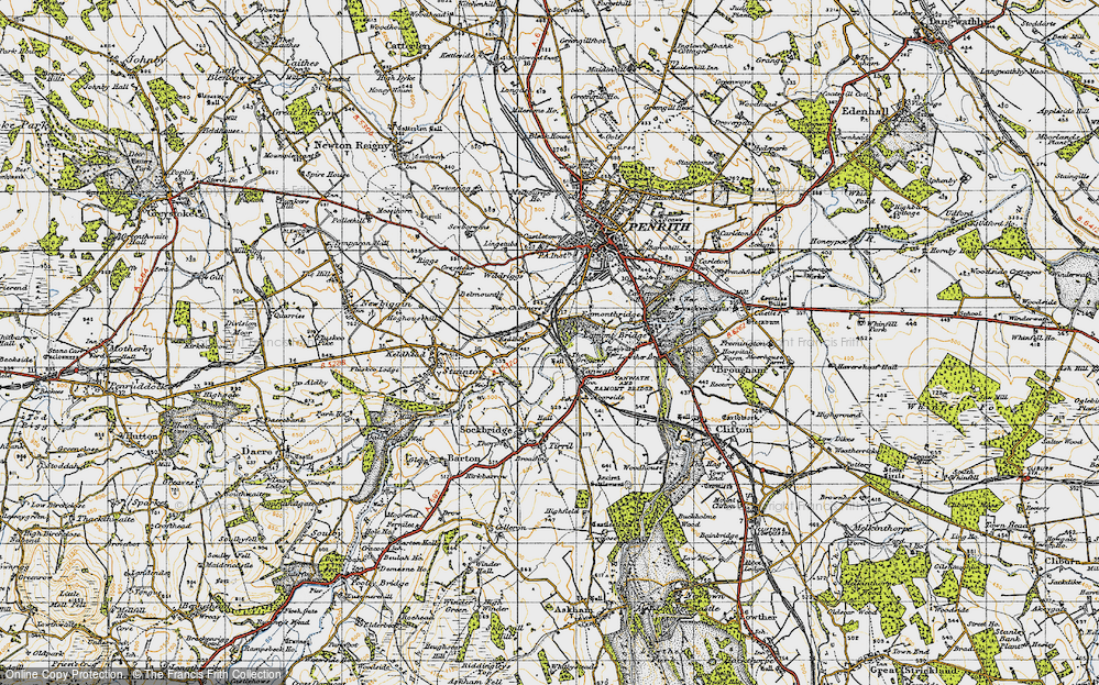 Old Map of Redhills, 1947 in 1947