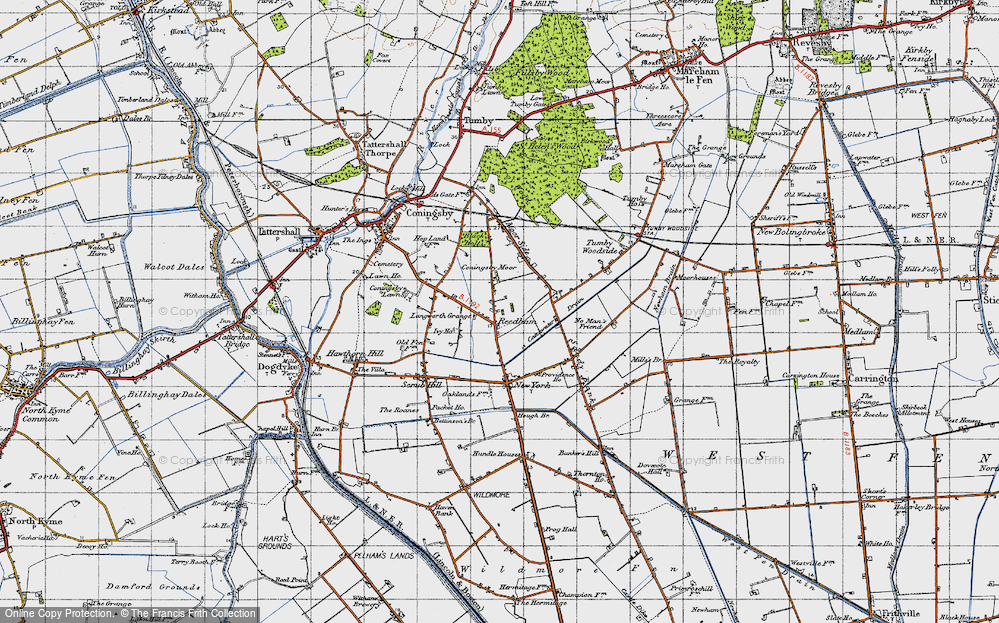 Old Map of Reedham, 1946 in 1946