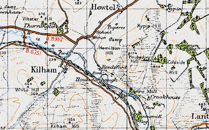 Old map of Reedsford in 1947