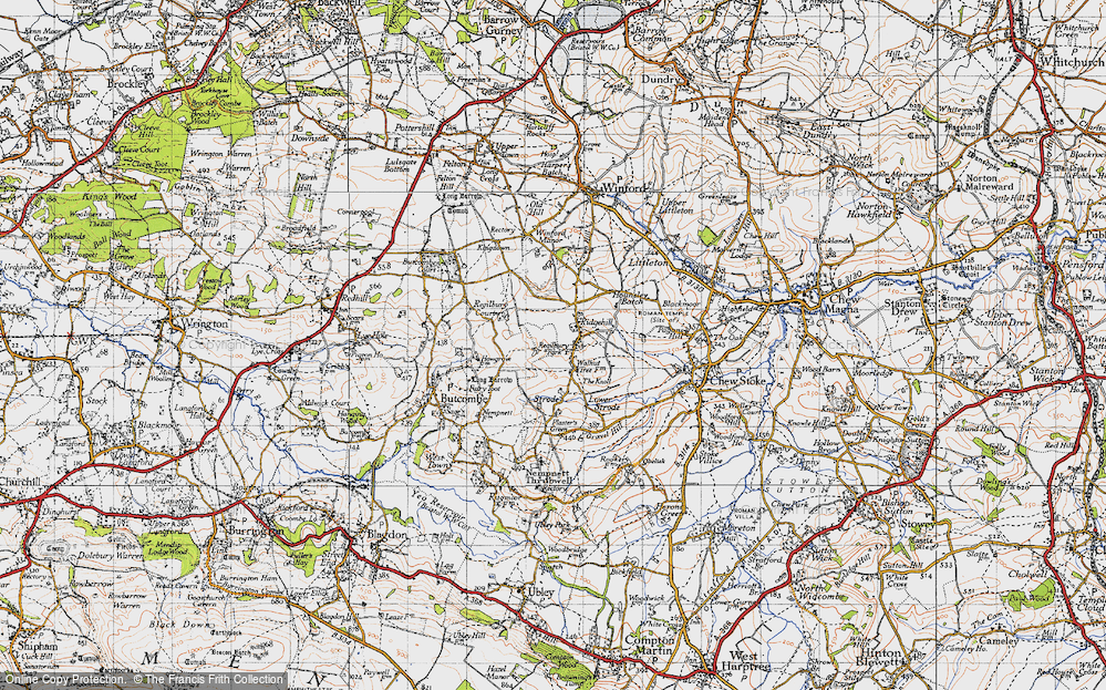 Old Map of Regil, 1946 in 1946