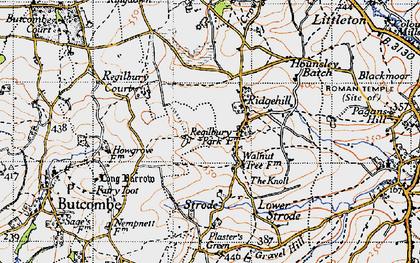 Old map of Regil in 1946