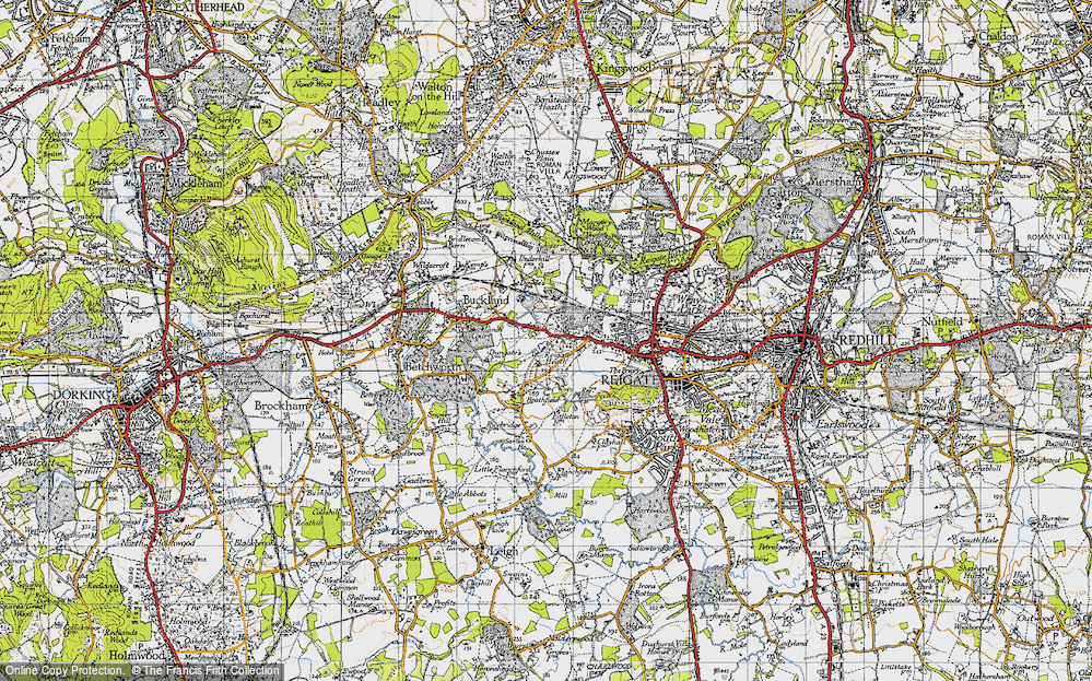 Old Maps of Reigate Heath, Surrey - Francis Frith