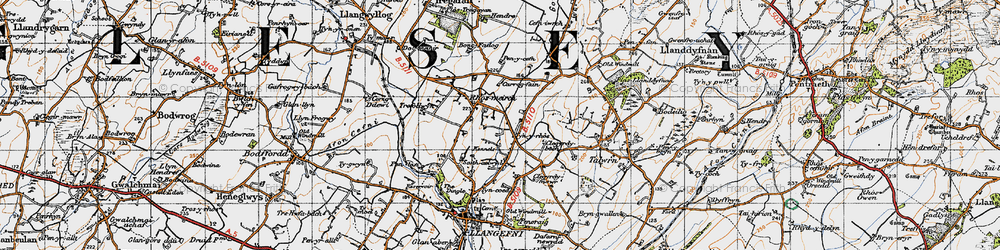 Old map of Dingle, The in 1947
