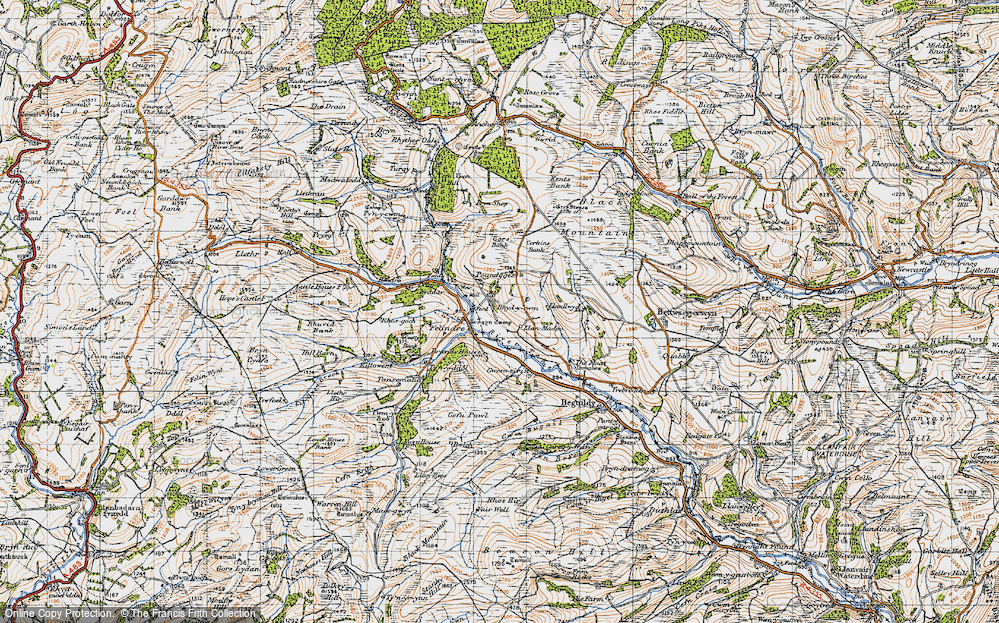 Old Map of Rhyd-y-cwm, 1947 in 1947